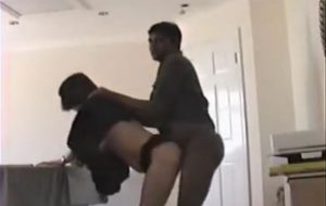 Indian babe seduced her employee for sex in standing position