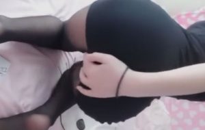Beautiful korean with big nipples getting anal fucked in our home