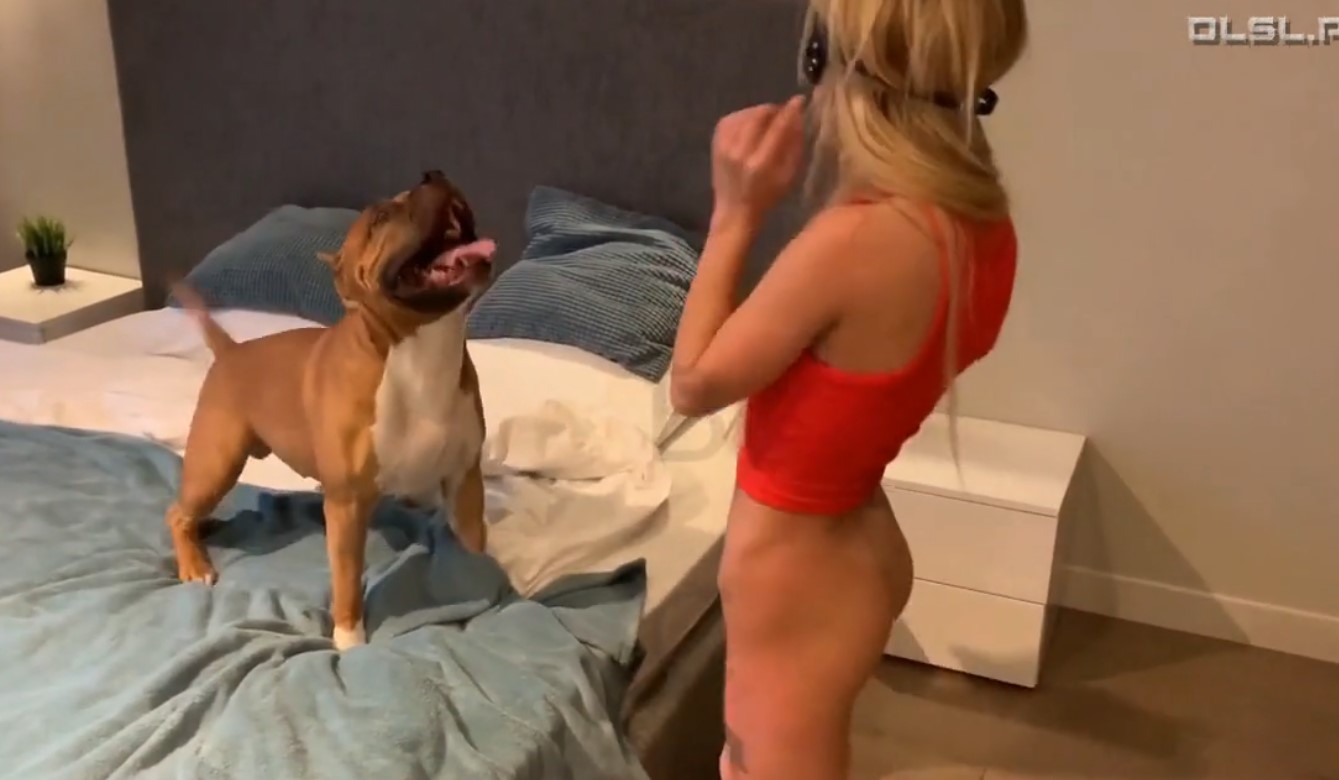 Free animal sex with a blonde beauty pic