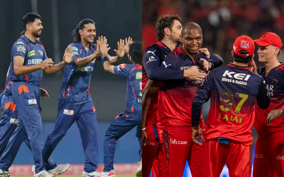 IPL 2025: Match 70, LSG vs RCB Match Prediction – Who will win today’s match between LSG vs RCB?