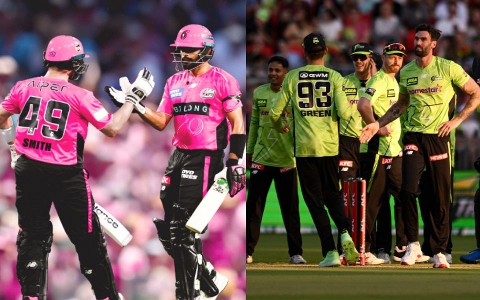 BBL 2025-26: Match 37, SIX vs THU Prediction
